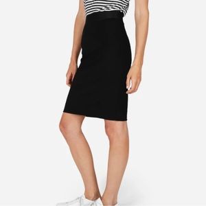 Everlane stretch ponte tube skirt, M